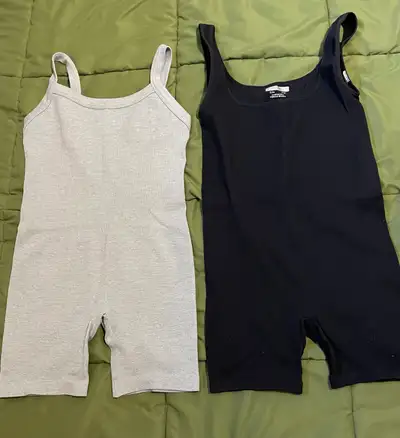 These two Forever 21 ribbed rompers are new ( only removed tag and washed) and provide a comfortable...