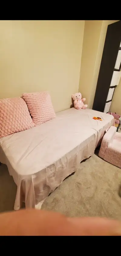 Twin Platform Bed and Mattress, View more