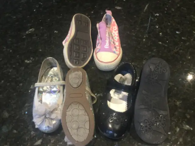 Hatley "Flower Power" Toddler size 8 shoes in Clothing - 2T in Calgary - Image 3