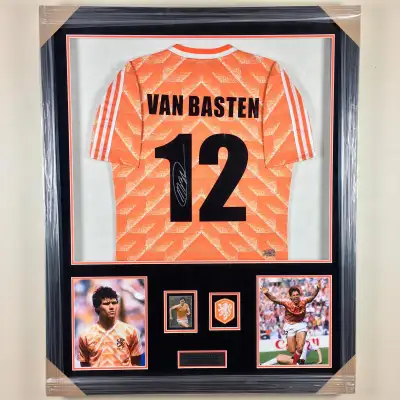 1988 Netherlands Marco van Basten Signed Jersey Framed ICONS, View more