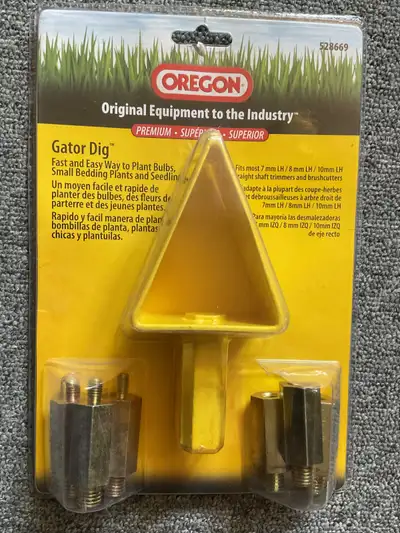 OREGON brand GATOR DIG part number 528669 Product Dimensions ‎25.4 x 15.24 x 2.54 cm Attaches to a s...
