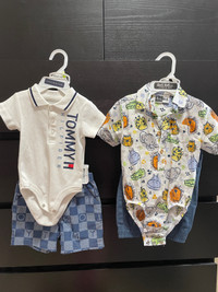Baby Boy’s Clothing Sets, Size 3-6M and 6-9M