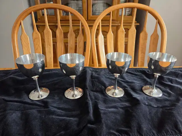King's Plate silver wine goblets65131827273729120