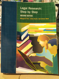 Legal Research Step by Step 2nd Edition