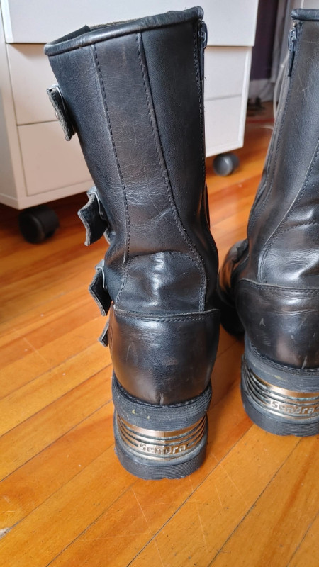 New Rock, Goth, Biker Boots/ Bottes size/pointure 8.5 dans Chaussures pour hommes  à Ville de Montréal - Image 4