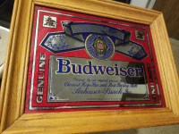 Budweiser Vintage Mirror Poster Art