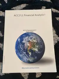 ACC 212: Financial Analysis 1