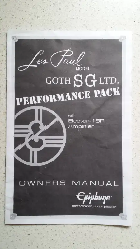 2013-2015  "LES PAUL" AMPLIFIER OWNERS MANUAL in Performance & DJ Equipment in Kitchener / Waterloo - Image 2