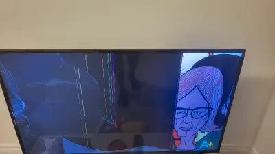 43 samsung tv broken to be used for parts