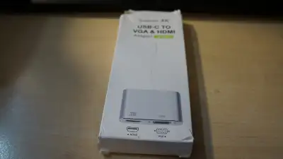 USB-C TO VGA AND HDMI CONNECTOR, View more