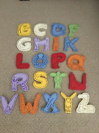 Wooden Jungle Animal Alphabet Letters- wall hanging
