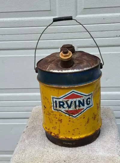 Vintage Irving Gas Can. $20. Near Berwick, NS. , View more
