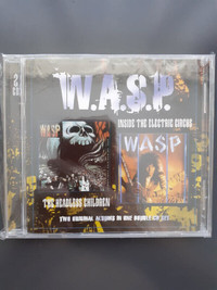 WASP ! THE HEADLESS CHILDREN & INSIDE THE ELECTRIC CIRCUS 2 CD !