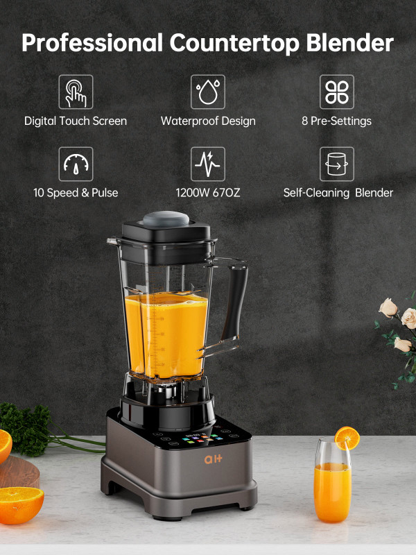 New Aukey 1200W Electric Countertop Blender – Only $70 in Processors, Blenders & Juicers in Downtown-West End - Image 2