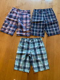 3 pairs of shorts for boys - size 14-16