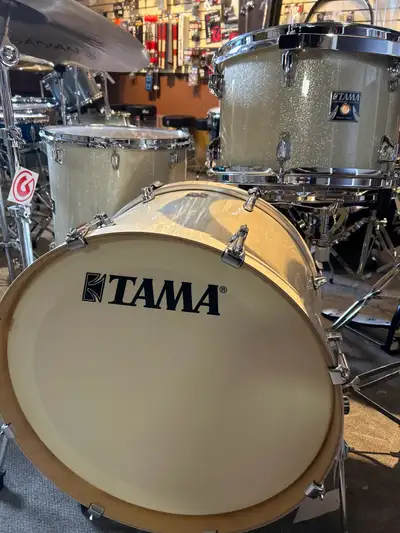 Tama Superstar Classic 3pc Shell pack Vintage White Sparkle, View more