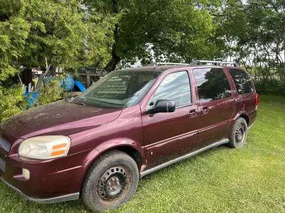 Rebuilt transmission with approx 60k on it Needs : front window , battery, brakes, exhaust and tires...