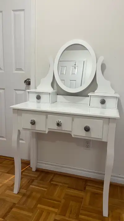 VANITY TABLE WITH MIRROR, View more