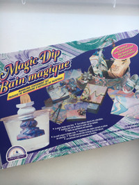 Magic Dip Marbling Stationery set