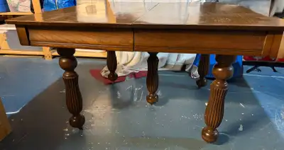 Antique Solid Wood Dining Table For Sale, View more