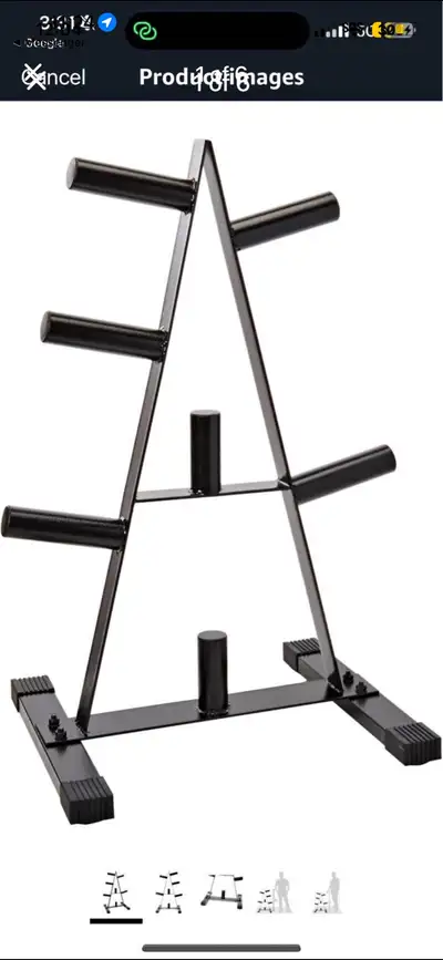 Weighted Plate Storage Rack, View more