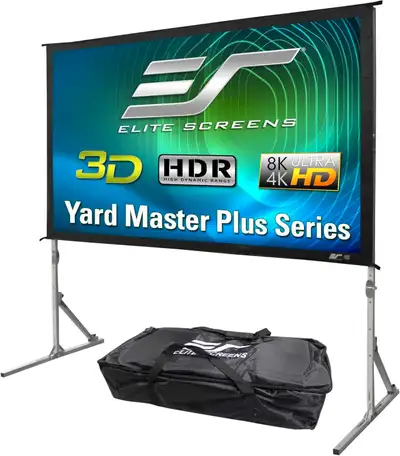 EliteScreens YardMaster Plus 100 inch projection screen, View more