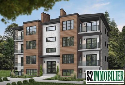 RÉSERVER DES UNITÉS DISPONIBLES DÈS AVRIL 2026 - GRAND 4 1/2 STYLE CONDO- CONSTRUCTION NEUVE- Nouvea...