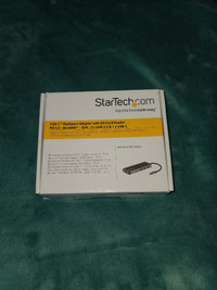 BNIB Star Tech USB C multiport adapter HDMI,USB,SD 60W PD  