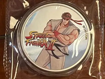 Ryu Street Fighter Ii 30th Anniversary - 1 oz Pure Silver coin