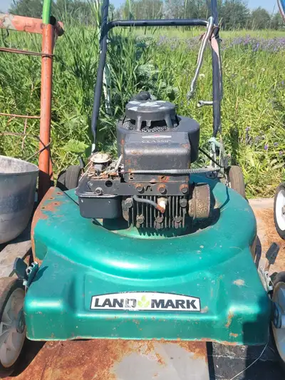 Land Mark lawnmower PLEASE read the ad carefully My name - My name is Matt Peter. You can see me on...