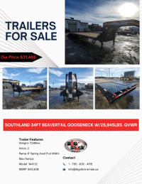 Beavertail Gooseneck Trailers