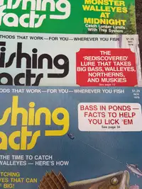 Vintage "FISHING FACTS" Magazines