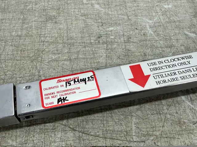 Torque Wrench Snap-On 3/8 Drive Flex Head 20-100 ft-lb TQFR100B in Hand Tools in Drummondville - Image 6