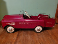 PEDAL CAR 1950s Made in Canada Thistle Rocket 60 Station Wagon