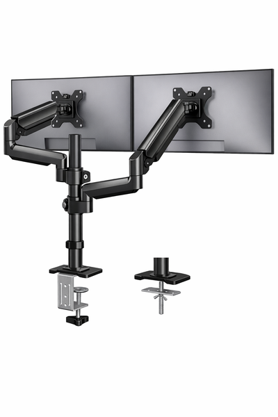FREE — HUANUO Dual Monitor Arm (Like New, Fully Adjustable), View more