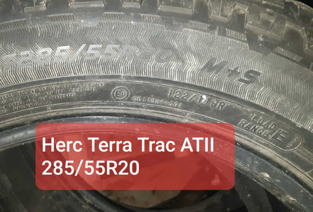 3 tires only - Hercules Terra track at2 in Tires & Rims in Peterborough - Image 3