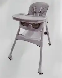 LivingBasics 6-in-1 Baby Highchair Grey
