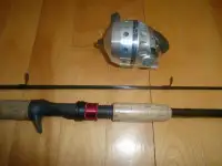 Canne moulinet peche Pflueger Shimano Casting fishing rod reel