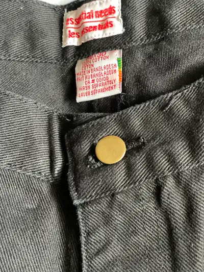 MENS BLACK DENIM JEANS, View more