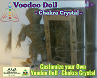Poupée Vaudou - Chakra Crystal - Voodoo doll