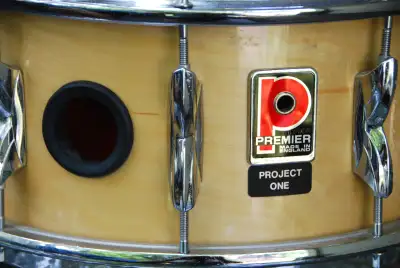 Vintage 1980's Premier 6.5x14 Project One Snare Drum, View more