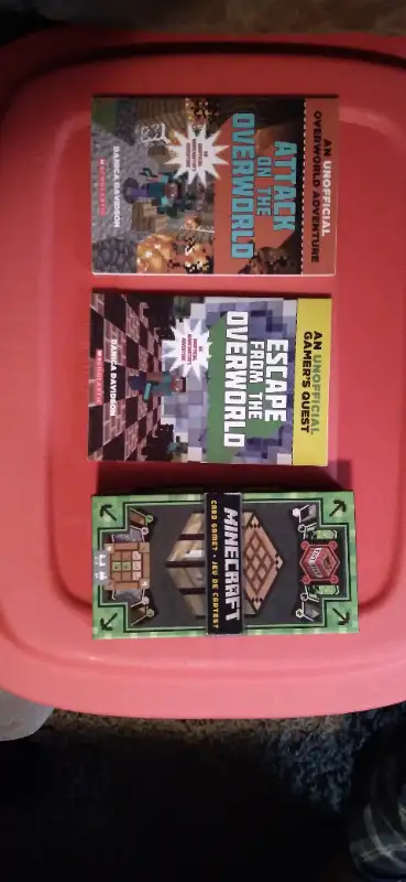 Minecraft game strategy building books, novels,card game, View more