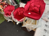 Red Velvet Accent Chair，dining chair,Only $19 Markham / York Region Toronto (GTA) Preview