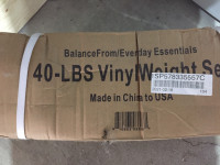 BNIB 40 lbs. Vinyl Weight Set
