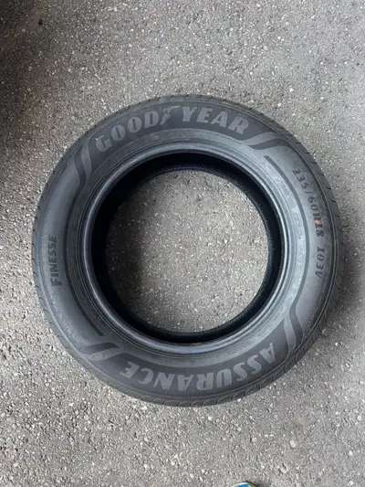 Brand new “factory Take-Off” tires. These tires were taken off a brand new car with under 350km tota...