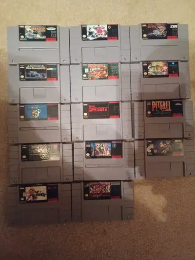 SNES Super Nintendo Games, View more