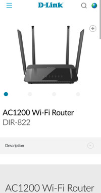 D - Link DIR - 822 Router