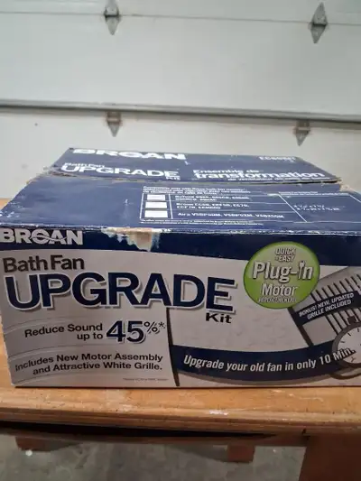 Broan New in box, bathroom fan upgrade 7 1/16x7 3/8, View more