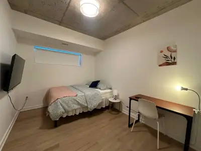 A fully furnished private room is available for rent in a shared apartment located at 36 Robinson Av...