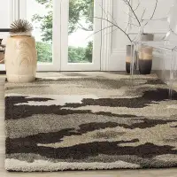 Two - CAMO Shag area rugs